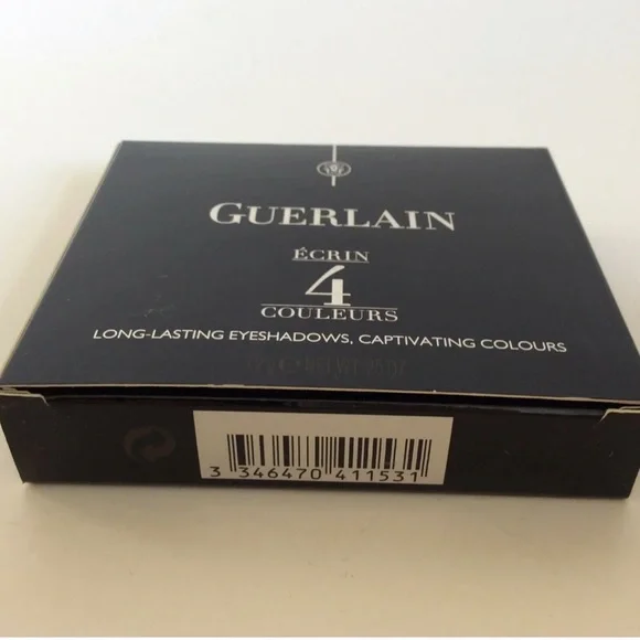 New In Box GUERLAIN ECRIN 4 COULEURS LONG-LASTING EYESHADOWS #09 LES NOIRS